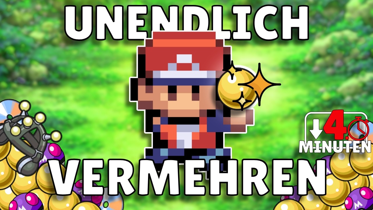 UNENDLICH VIELE ITEMS! in unter 4 Minuten! Duplizieren Glitch in Pokémon Feuerrot & Blattgrün!