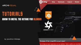 How to install the Octane for Blender