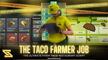 Taco Job Script - The Ultimate FiveM Restaurant Owned Business - (QBCore, ESX, Qbox)