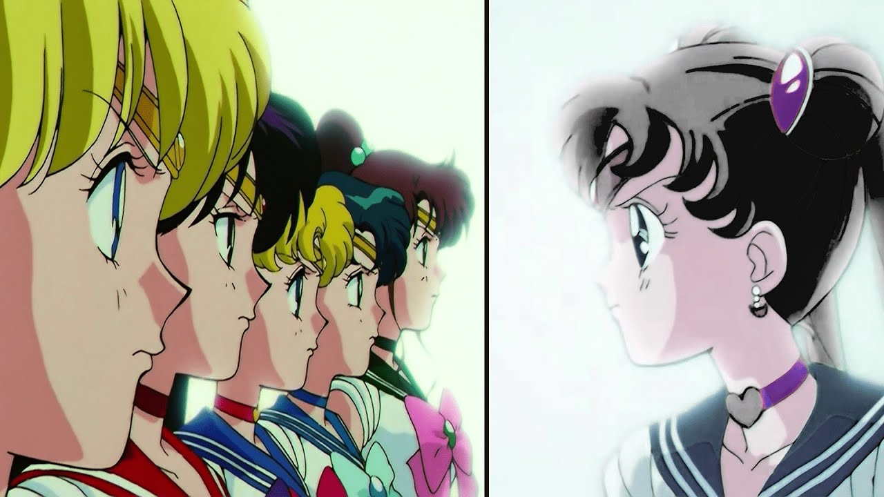 Sailor Guardians fights Sailor Moon Dark - extended battle from the drama cassette! [FAKE / FANMADE]