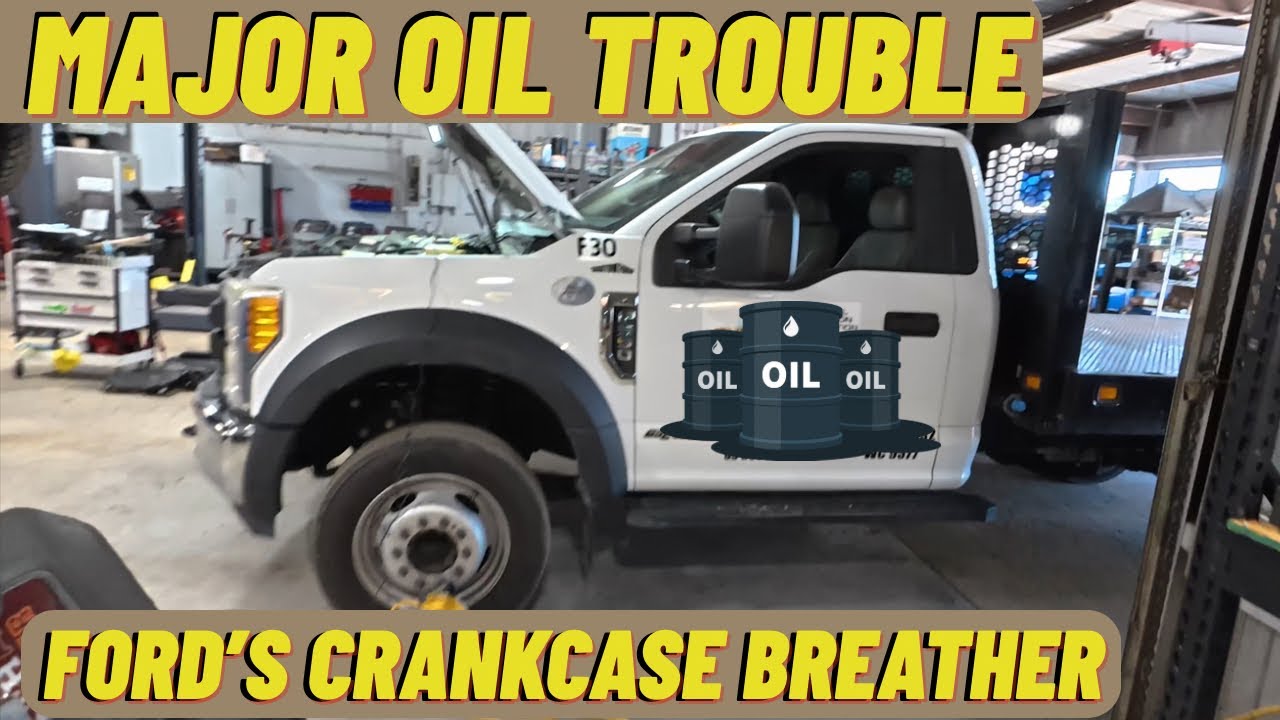 Огромная УТЕЧКА масла! Срывает крышку! Ford F-Series 6.7
