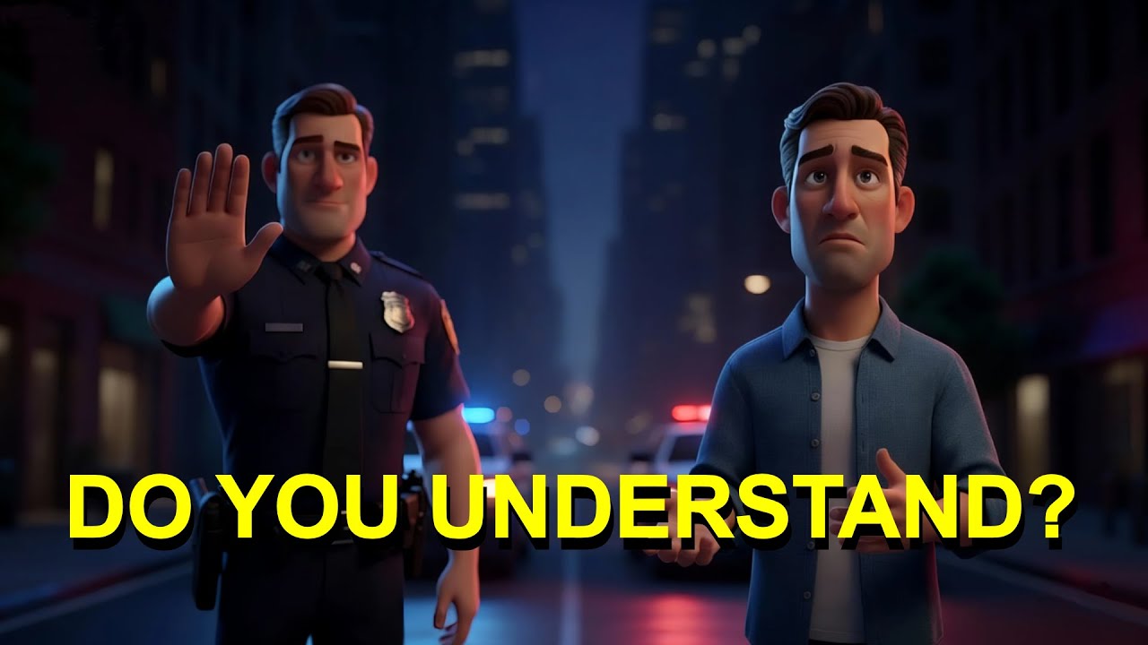 50 Police Phrases You MUST Understand (It Could Save You) | English for Beginners