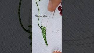 fishbone stitch #simplest stitches #easy and trendy#embroiderydesigns #handmade #taanka