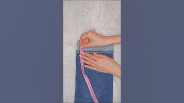 How to hem jeans in 5 minutes while keeping the original hem! Miarti 🧵✂️