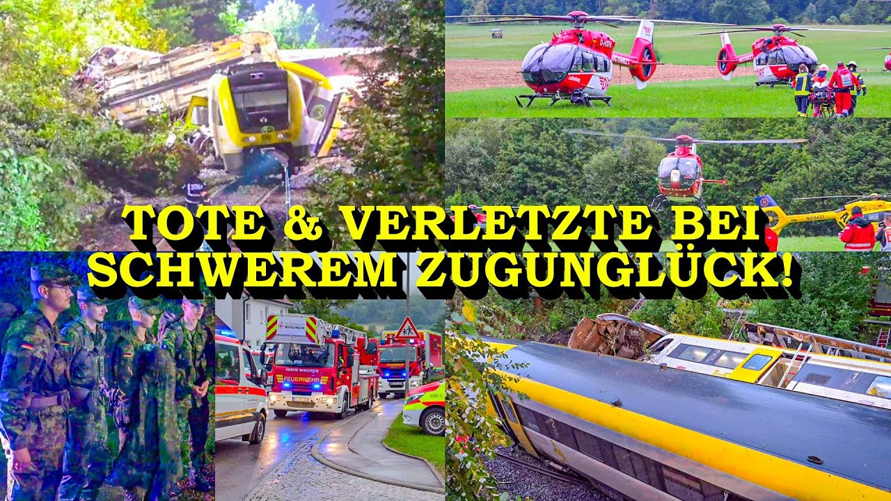 +++ TOTE BEI SCHWEREM ZUGUNGLÜCK +++ ERDRUTSCH NACH UNWETTER | HUNDERTE RETTUNGSKRÄFTE | GROSSALARM