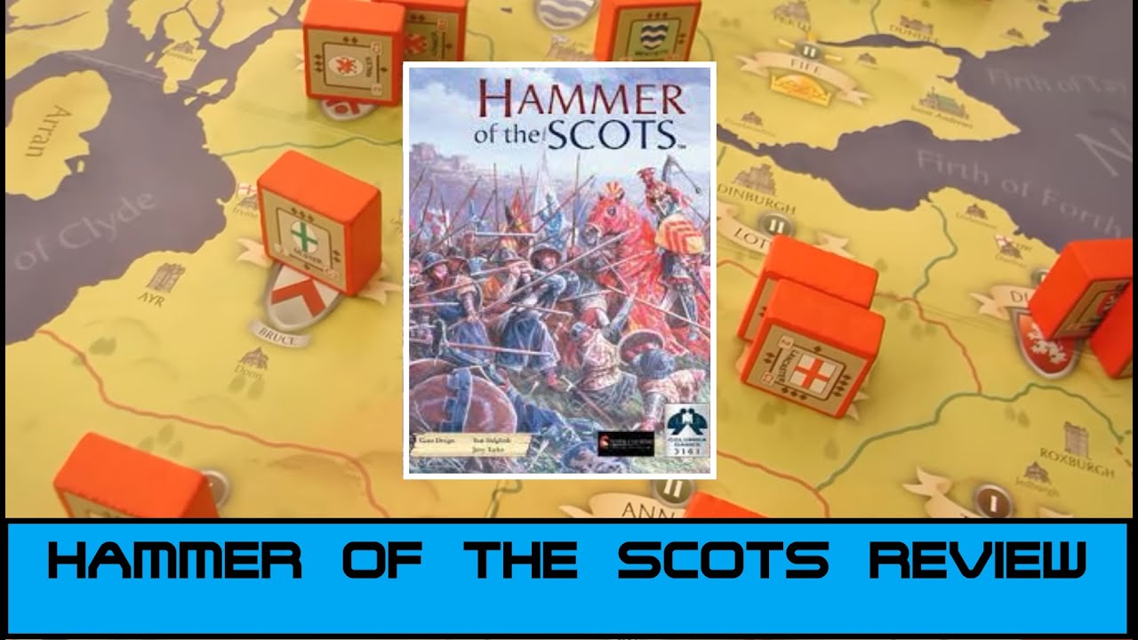 Hammer of the Scots Strategy Board Game | Columbia Block Wargame