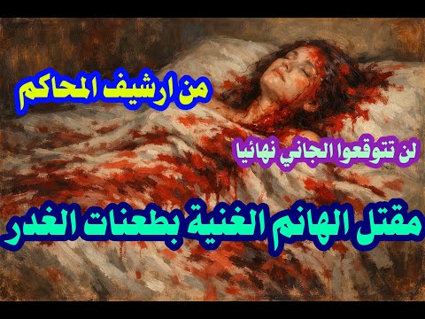 من ارشيف المحاكم حل لغز مقتل الهانم الغنية بطعنات الغدر والقاتل لن تتوقعوه نهائيا