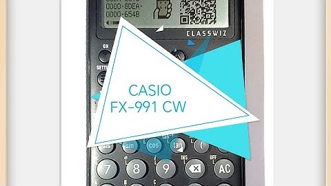 CASIO fx-991 CW calculator authentication test. price at Discription