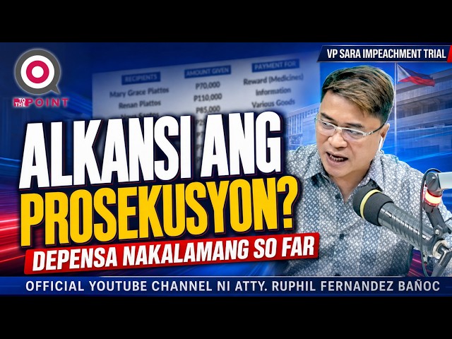 ALKANSI ANG PROSEKUSYON? DEPENSA NAKALAMANG SO FAR | VP SARA IMPEACHMENT TRIAL