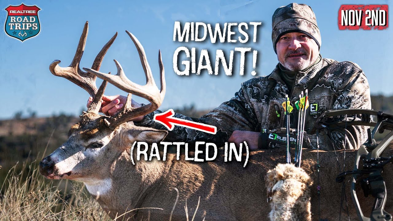 RATTLING in GIANT BUCK Nebraska Pre Rut Realtree Road Trips YouTube