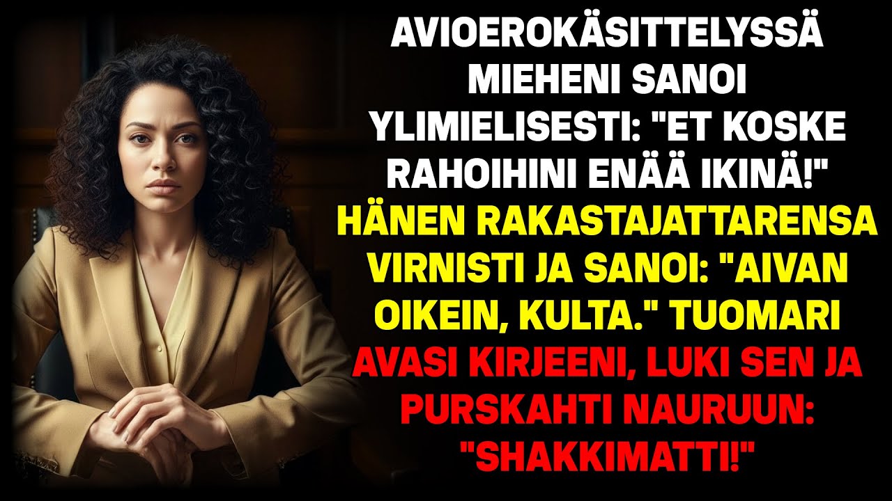 Oikeudessa mieheni, hänen äitinsä ja rakastajattarensa nauroivat minulle — kunnes tuomari puhui!