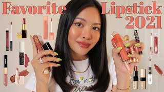 Favorite Lipstick 2021- ต้นปี 2022 รวมโทนนู้ดชมพู คอรัล น้ำตาล สีที่ชอบและทาบ่อย เกียมจดค่ะทุกคนนนน