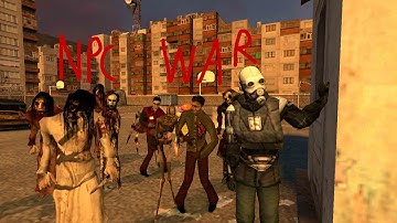 Zombie vs Cry of Fear (GMOD NPC BATTLE)