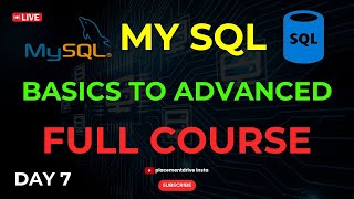 #day7 Learn SQL for Free Complete SQL Tutorial for Beginners