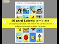 Custom Picture Bingo Adobe form field PDF template