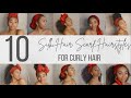 10 Hair Scarf Hairstyles for Curly Natural Hair