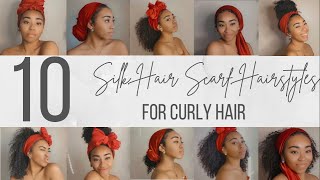 10 Hair Scarf Hairstyles for Curly Natural Hair