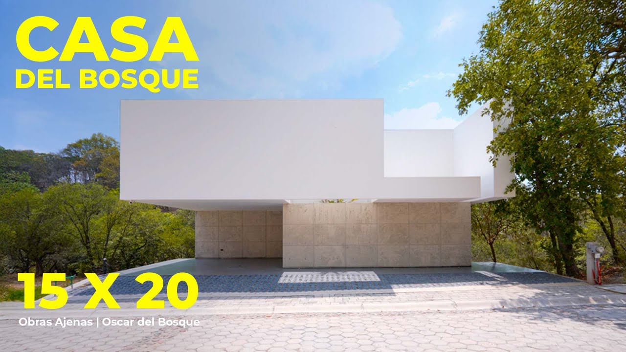 CASA CON DISEÑO MINIMALISTA EN EL BOSQUE | Obras Ajenas | Oscar del Bosque Arquitectos