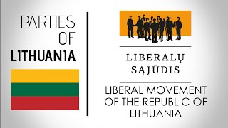 Lietuvos Respublikos Liberalų sąjūdis |Liberal Movement |Lithuania, Parliament Election October 2020 Lietuvos Respublikos Liberalų sąjūdis |Liberal Movement |Lithuania, Parliament Election October 2020