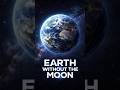 Earth Without Moon? #whatifmoondisappears #spacecuriosity #sciencefacts #ytshortsvideo #factsinhindi