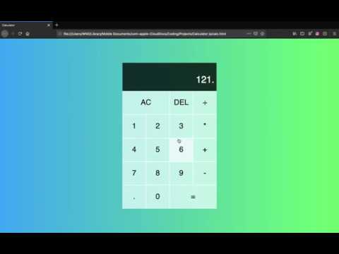 JavaScript Calculator | JavaScript Projects