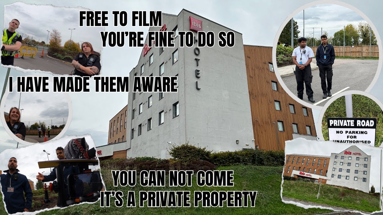 UK Migrant Hotel Visit at IBIS Hotel Gloucester –(Go Pro Footage)