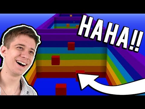 RAINBOW MINECRAFT PARKOUR!!!