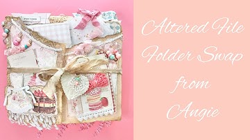Altered File Folder Swap from Angie~Gathering Jewels