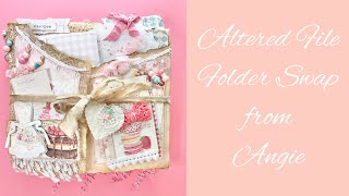 Altered File Folder Swap from Angie~Gathering Jewels