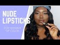 Nude Lipsticks Made for Women of Color?! Lets Swatch! | Mented Cosmetics