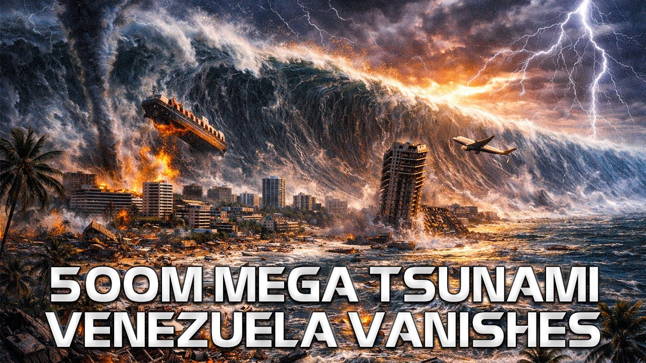 Apocalypse Scenario: 500M Mega Tsunami Swallows Venezuela