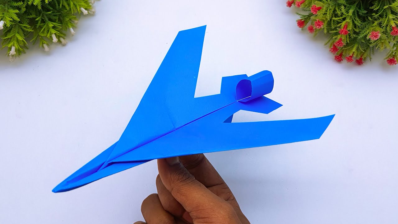 How To Make Easy Paper Flying Airplane | Cool Design Origami Plane ...