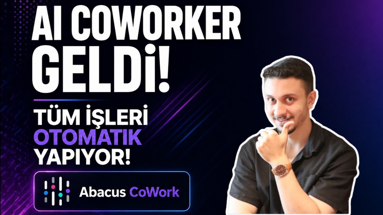 Bu Yapay Zeka Tüm İşlerini Senin Yerine Yapıyor! (Abacus CoWork Denedim)