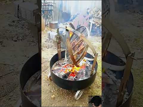 أخطر فكرة شواية الدجاج على المجمر عجيبة شواية شواية الدجاج  