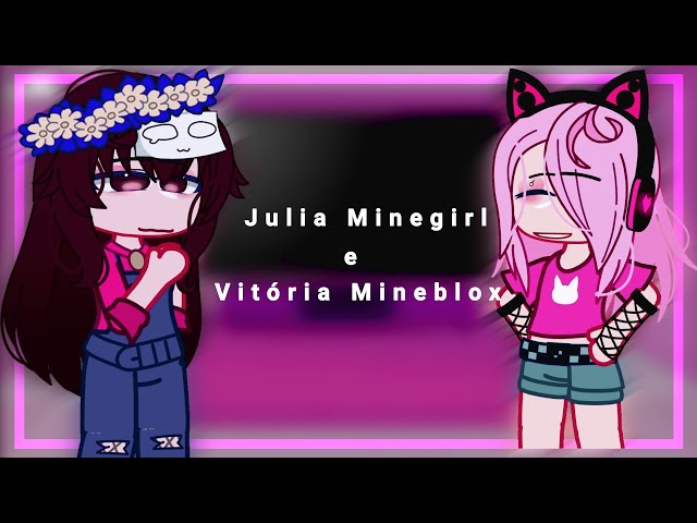 Júlia Minegirl e Vitória Mineblox reagindo a tik toks•, gacha club•