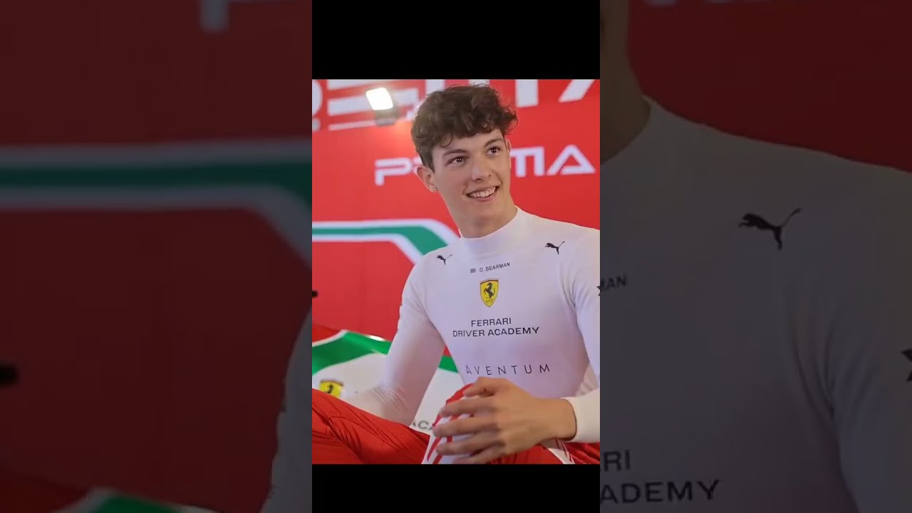 Oliver Bearman Ferrari F2 Academy