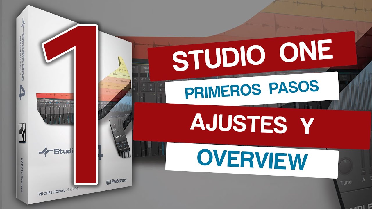 CURSO Studio One || Parte 1 || Primeros Ajustes (Para Principiantes)