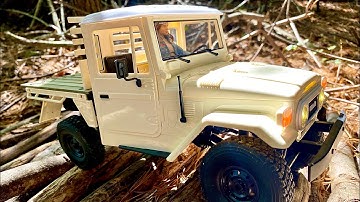 WPL C44 RTR brand new full stock first run on the trail course!