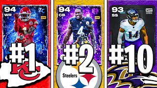 The Top 10 Theme Teams in Madden 26