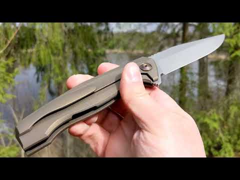 CHEBURKOV BEAR KNIFE M398 Titanium Bronze Limited Edition Russia