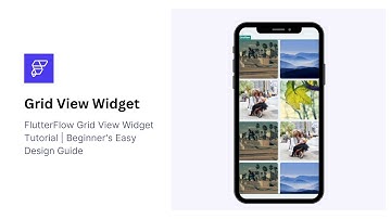 FlutterFlow GridView Widget Tutorial | Easy Beginner