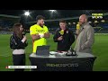 Aberdeen's Marius Müller and Kevin Nisbet react to penalty shootout win over Kilmarnock