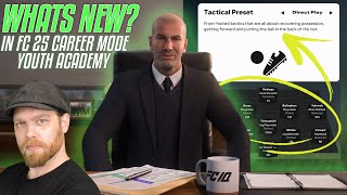 FC 25 - What's NEW in a YOUTH ACADEMY Career Mode?