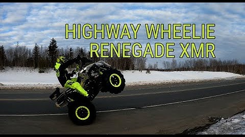 IS IT POSSIBLE TO DO LONG WHEELIE WITH A XMR RENEGADE?
