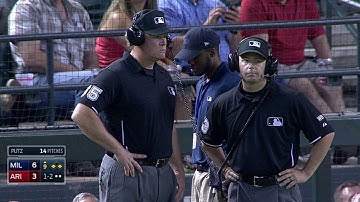 MIL@ARI: Umpires review safe call in the 9th