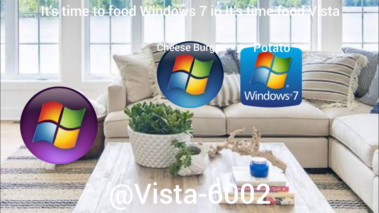 It's time to food 7 V/S It's time food Vista | Windows Animation | Windows Vista