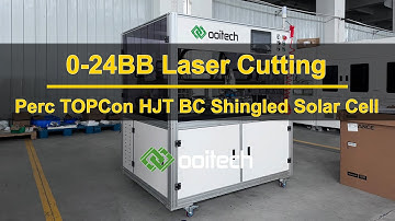 Solar Cell Cell Laser Cutting TOPCon 10bb 16bb 20bb Solar Panel Making Machine #solarmakingmachine
