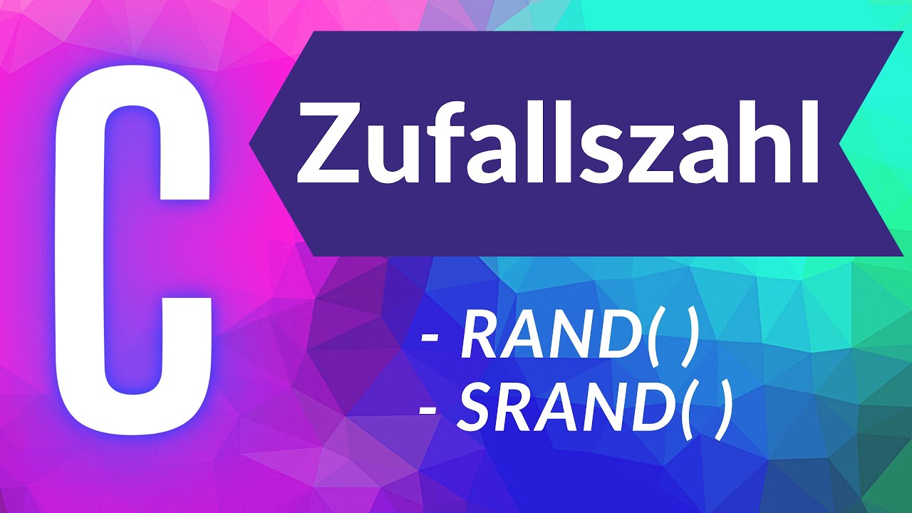 New ZUFALLSZAHLEN in C | RAND( ) \u0026 SRAND( ) | C-Programmieren | IN4TASTIC-DE
