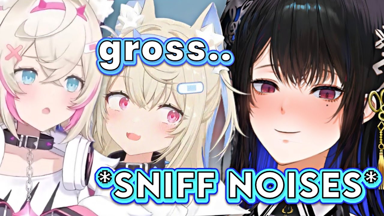Nerissa suddenly makes SNIFF Noises to Fuwamoco, Fuwawa:     [Hololive EN]