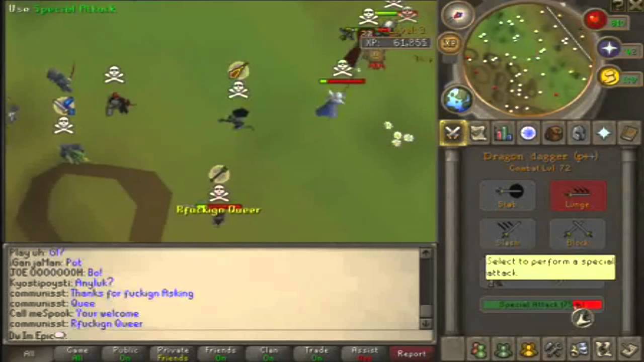 Runescape Pk Clip 1a - Dw Im Epic (1 Defence pure) - YouTube